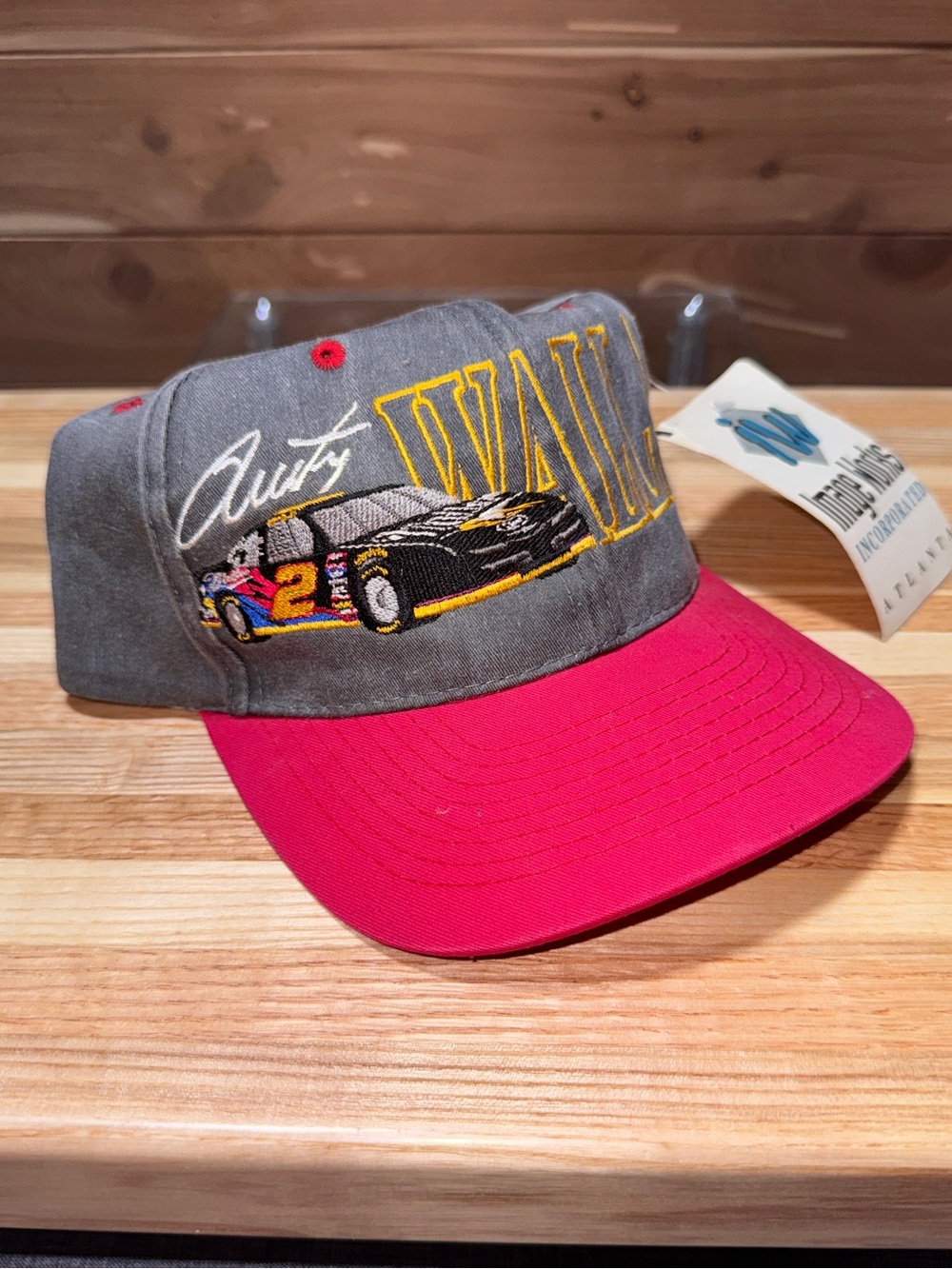 NWT Rusty Wallace Image Works Atlanta NASCAR Racing Snapback Hat Cap NOS